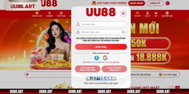 Giới thiệu về nhà cái UU88 và quy trình đăng nhập